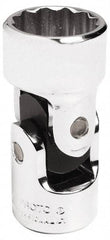 Proto - 3/8" Drive, Standard Hand Socket - 12 Points, 2-3/32" OAL, Alloy Steel, Chrome Finish - A1 Tooling