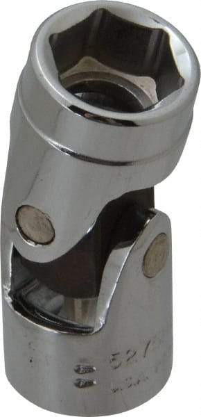 Proto - 1/2", 3/8" Drive, Standard Hand Socket - 6 Points, 1-3/4" OAL, Alloy Steel, Chrome Finish - A1 Tooling