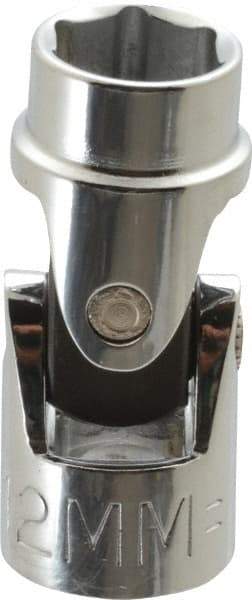 Proto - 3/8" Drive, Standard Hand Socket - 6 Points, 1-3/4" OAL, Alloy Steel, Chrome Finish - A1 Tooling