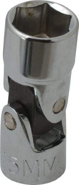 Proto - 3/8" Drive, Standard Hand Socket - 6 Points, 2" OAL, Alloy Steel, Chrome Finish - A1 Tooling