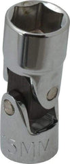 Proto - 3/8" Drive, Standard Hand Socket - 6 Points, 2" OAL, Alloy Steel, Chrome Finish - A1 Tooling