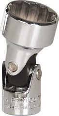 Proto - 3/4", 3/8" Drive, Standard Hand Socket - 12 Points, 2" OAL, Alloy Steel, Chrome Finish - A1 Tooling