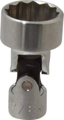 Proto - 7/8", 3/8" Drive, Standard Hand Socket - 12 Points, 2-3/32" OAL, Alloy Steel, Chrome Finish - A1 Tooling