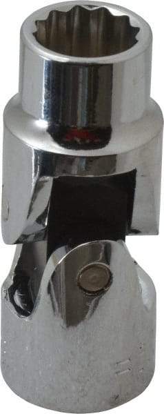 Proto - 9/16", 1/2" Drive, Standard Hand Socket - 12 Points, 2-15/32" OAL, Alloy Steel, Chrome Finish - A1 Tooling