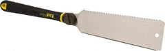 Stanley - 10" Steel Blade Double Edge Pull Saw - ErgonomicGlass-Filled Nylon, ABS, TPE Handle with Cushion Grip, 23-1/2" OAL - A1 Tooling