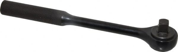 Proto - 3/8" Drive Round Head Standard Ratchet - Black Oxide Finish, 7-3/8" OAL, 72 Gear Teeth, Standard Head - A1 Tooling