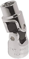 Proto - 9/16", 1/4" Drive, Standard Hand Socket - 12 Points, 1-31/64" OAL, Alloy Steel, Chrome Finish - A1 Tooling