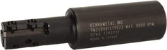 Kennametal - 0.81" Cut Diam, 1-1/2" Max Depth of Cut, 1" Shank Diam, Internal/External Indexable Thread Mill - Insert Style TM25.., 3 Inserts, Toolholder Style TM, 3.9" OAL - A1 Tooling