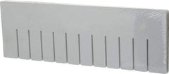 Quantum Storage - 17.4" Wide x 6" High, Gray Bin Divider - Use with DG93060 - A1 Tooling