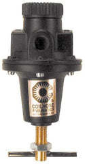 Coilhose Pneumatics - 3/4 NPT Port, 160 CFM, Cast Aluminum Heavy-Duty T-Handle Regulator - 0 to 200 psi Range, 250 Max psi Supply Pressure, 1/4" Gauge Port Thread, 5" Wide x 8-1/2" High - A1 Tooling