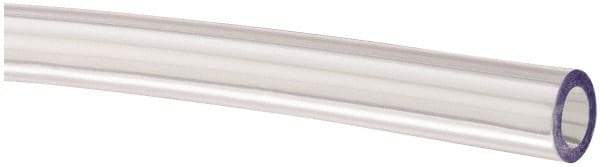 Made in USA - 3/16" ID x 5/16" OD, 1/16" Wall Thickness, Cut to Length (100' Standard Length) PVC Tube - Clear, 55 Max psi, 68 Shore A Hardness - A1 Tooling