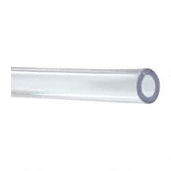 Made in USA - 3/8" ID x 5/8" OD, 1/8" Wall Thickness, Cut to Length (100' Standard Length) PVC Tube - Clear, 65 Max psi, 68 Shore A Hardness - A1 Tooling