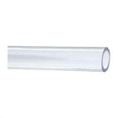 Made in USA - 1" ID x 1-3/8" OD, 3/16" Wall Thickness, Cut to Length (50' Standard Length) PVC Tube - Clear, 45 Max psi, 68 Shore A Hardness - A1 Tooling