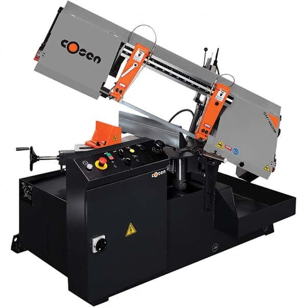 Cosen - Horizontal Bandsaws Machine Style: Semi-Automatic Drive Type: Step Pulley - A1 Tooling