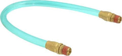 Coilhose Pneumatics - 3/8" ID 1-1/2' Long Lead-In Whip Hose - MNPT Swivel x MNPT Swivel Ends, 140 Working psi, -20 to 165°F, 3/8" Fitting, - A1 Tooling