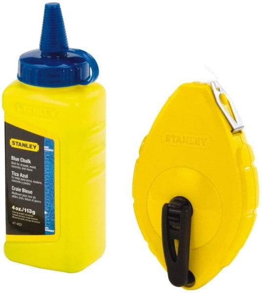 Stanley - 100' Long Reel & Chalk Set - Blue - A1 Tooling