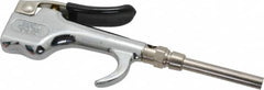 Coilhose Pneumatics - Safety Extension Tube Thumb Lever Blow Gun - 1/4 NPT, 3" Tube Length - A1 Tooling