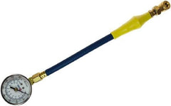 Coilhose Pneumatics - 0 to 60 psi Dial Ball Tire Pressure Gauge - 7' Hose Length - A1 Tooling