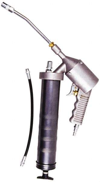 PRO-LUBE - 4,800 Max psi, Flexible Air-Operated Grease Gun - 14 oz Capacity, 1/8 Thread Outlet - A1 Tooling