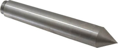 Riten - 1.078" Head Diam, Hardened Tool Steel Standard Point Solid Dead Center - B&S 9 Brown & Sharpe Taper, 1.078" Point Diam, 6-1/2" OAL - A1 Tooling