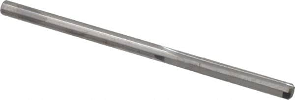 Hertel - 0.135" Solid Carbide 4 Flute Chucking Reamer - Straight Flute, 0.135" Straight Shank, 3/4" Flute Length, 2-1/2" OAL - A1 Tooling