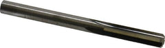 Hertel - 1/4" Solid Carbide 4 Flute Chucking Reamer - Straight Flute, 0.244" Straight Shank, 1" Flute Length, 3" OAL - A1 Tooling