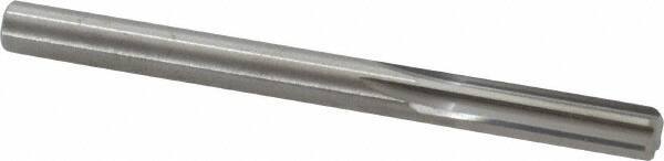 Hertel - 17/64" Solid Carbide 6 Flute Chucking Reamer - Straight Flute, Straight Shank, 1-1/8" Flute Length, 3-1/4" OAL - A1 Tooling