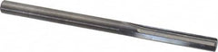 Hertel - #10 Solid Carbide 4 Flute Chucking Reamer - Straight Flute, Straight Shank, 1" Flute Length, 3" OAL - A1 Tooling