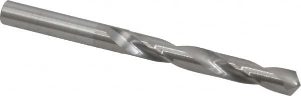 Hertel - 21/64" 118° Solid Carbide Jobber Drill - Bright Finish, Right Hand Cut, Spiral Flute, Straight Shank, 4" OAL, Standard Point - A1 Tooling