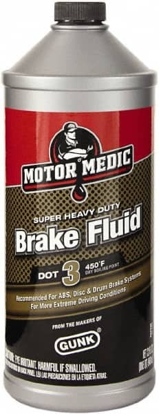 Motor Medic - 32 oz Super Heavy Duty Brake Fluid - DOT 3 Transportation - A1 Tooling