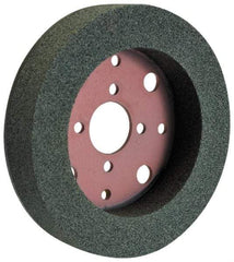 Norton - 6" Diam, 4" Hole Size, 1-1/4" Overall Thickness, 60 Grit, Type 2 Tool & Cutter Grinding Wheel - Medium Grade, Silicon Carbide, I Hardness, Vitrified Bond, 3,600 RPM - A1 Tooling