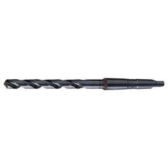 ‎1-1/16 RHS / RHC HSS 118 Degree Radial Point General Purpose Taper Shank Drill - Steam Oxide - Exact Industrial Supply