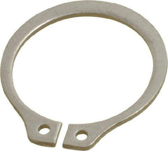 Rotor Clip - 17.88mm Groove Diam, 3/4" Shaft Diam, Passivated Stainless Steel, Snap External Retaining Rings - 0.046" Groove Width, 0.023" Groove Depth, 0.042" Ring Thickness, Grade 15-7 Grade 632 - A1 Tooling