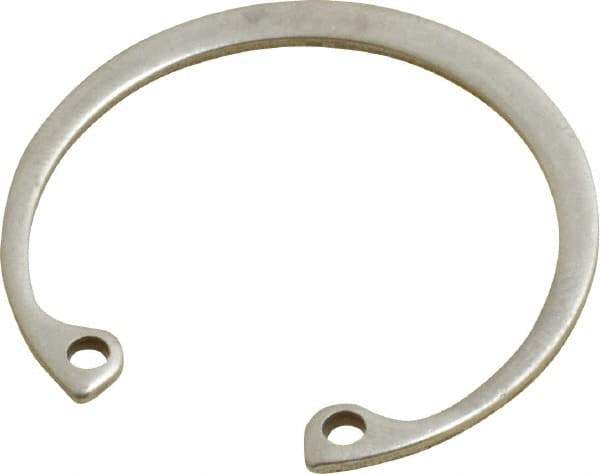 Rotor Clip - 0.05" Thick, Passivated Finish, Stainless Steel Snap Internal Retaining Ring - 0.056" Groove Width, 0.04" Groove Depth, 1.33" Groove Diam, Grade 15-7 Grade 632 - A1 Tooling