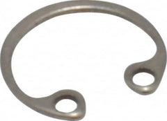 Rotor Clip - 0.015" Thick, Passivated Finish, Stainless Steel Snap Internal Retaining Ring - 0.02" Groove Width, 0.009" Groove Depth, 0.268" Groove Diam, Grade 15-7 Grade 632 - A1 Tooling