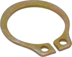 Rotor Clip - 8.94mm Groove Diam, 3/8" Shaft Diam, Cadmium-Plated Steel, Snap External Retaining Rings - 0.029" Groove Width, 0.012" Groove Depth, 0.025" Ring Thickness, Grade 1060-1090 - A1 Tooling