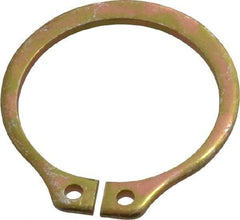 Rotor Clip - 17.88mm Groove Diam, 3/4" Shaft Diam, Cadmium-Plated Steel, Snap External Retaining Rings - 0.046" Groove Width, 0.023" Groove Depth, 0.042" Ring Thickness, Grade 1060-1090 - A1 Tooling