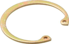 Rotor Clip - 0.062" Thick, Cadmium-Plated Finish, Steel Snap Internal Retaining Ring - 0.068" Groove Width, 0.05" Groove Depth, 1.725" Groove Diam, Grade 1060-1090 - A1 Tooling