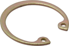 Rotor Clip - 0.042" Thick, Cadmium-Plated Finish, Steel Snap Internal Retaining Ring - 0.046" Groove Width, 0.028" Groove Depth, 0.931" Groove Diam, Grade 1060-1090 - A1 Tooling