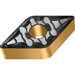 Turning Insert:  DNMG442-MP5 WPP30G,  Solid Carbide TiCN, Al2O3 & TiN Finish,  Neutral,  0.6100″ Long,  1/2″ Inscribed Circle,  0.0310″ Corner Radius,  55.0 &deg N/A Diamond,  Series  DNMG-MP5