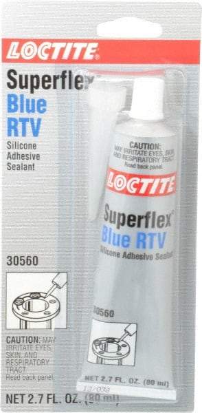 Loctite - 80 mL Tube Blue RTV Silicone Joint Sealant - 30 min Tack Free Dry Time, 24 hr Full Cure Time, Series 270 - A1 Tooling