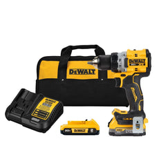 Cordless Drill: 20V, 1/2″ Chuck, 2,000 RPM Keyless Chuck, Reversible, 2 Lithium-ion Battery Included, Charger Included