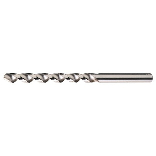 #1 RHS / RHC HSS 118 Degree Radial Point High Helix Taper Length Drill - Bright - Exact Industrial Supply