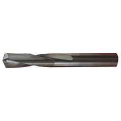 ‎11/32″ Dia. × 0.344″ Shank × 1-1/4″ Flute Length × 3″ OAL, Stub, 118°, Bright, 2xD Flute, Round Solid Carbide Drill - Exact Industrial Supply