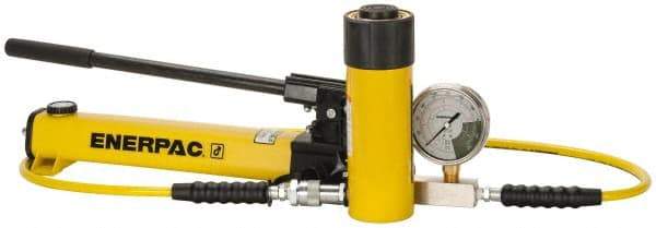 Enerpac - 25 Ton Capacity, Cylinder No. RC-256, Manual Hydraulic Pump & Cylinder Set - Pump No. P-392 - A1 Tooling