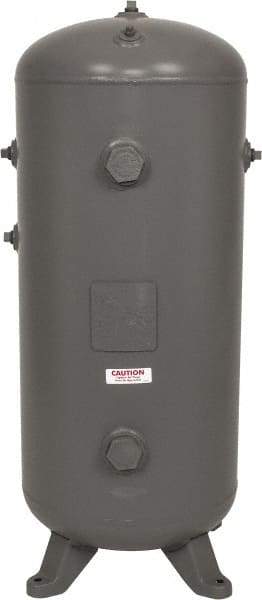 Made in USA - 30 Gallon, 200 Max psi Vertical Tank - 1-1/2" Inlet, 38" Tank Length x 16" Tank Diam - A1 Tooling