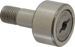 Accurate Bushing - 7/8" Roller Diam x 1/2" Width, 3/8" Stud Diam x 7/8" Length, Stud Cam Follower - Stainless Steel, 3/8" Thread Length, 3/8-24 Thread, 1-3/8" OAL, 1,245 Lb Dynamic Cap - A1 Tooling