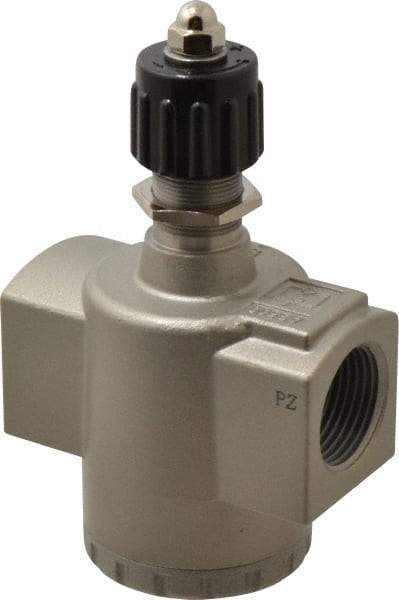 SMC PNEUMATICS - 3/4" Male NPT x 3/4" Female NPT Flow & Speed Control Valve - Inline Type - A1 Tooling