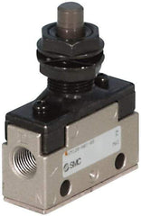 SMC PNEUMATICS - 1.00 CV Rate, 1/4" NPT Inlet Mechanical Valve - 3 Way, 2 Ports, Foot Pedal - A1 Tooling