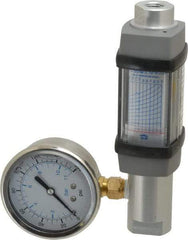 Hedland - 1/4" NPTF Port Compressed Air & Gas Flowmeter - 600 Max psi, 5 SCFM, Anodized Aluminum - A1 Tooling